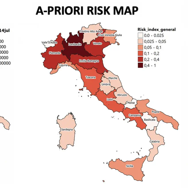 A novel methodology for epidemic risk assessment of COVID-19 outbreak